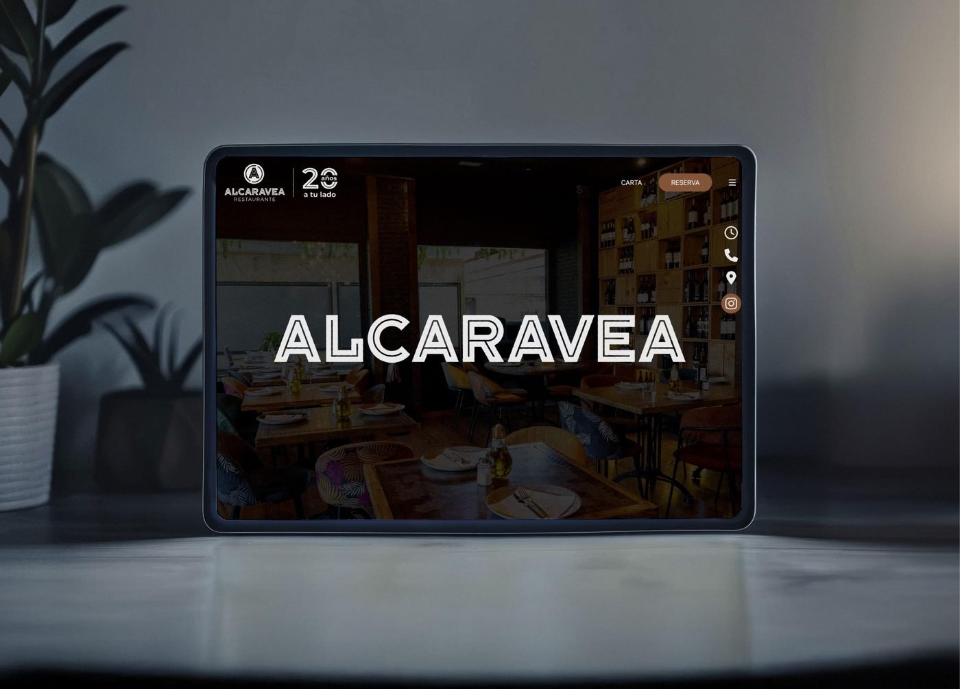 Plataforma web de reservas del Grupo Alcaravea