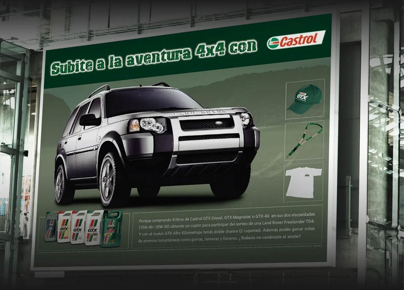 Campaña promocional Castrol junto a Land Rover