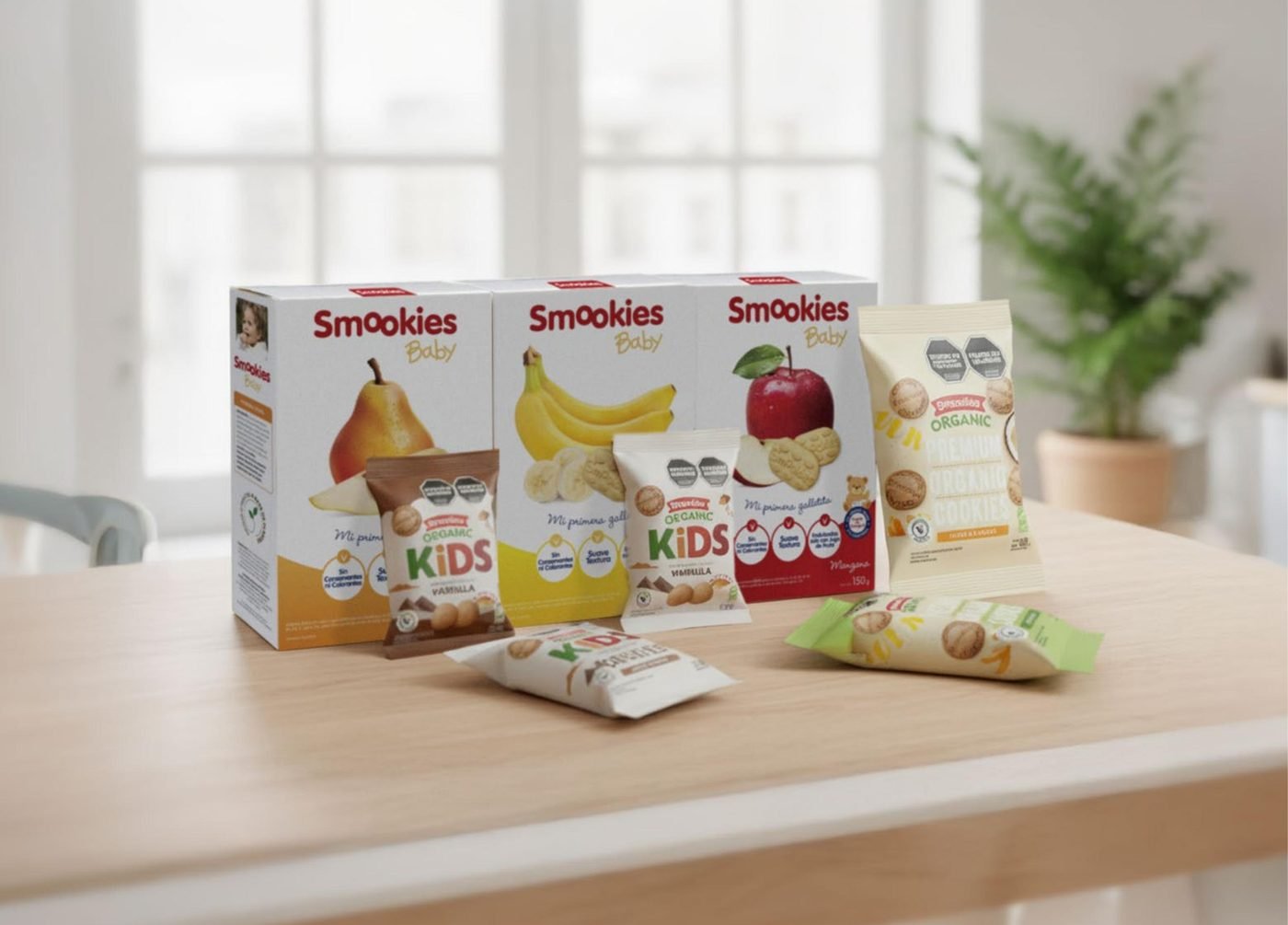 Rebranding y packaging de Smookies Organic